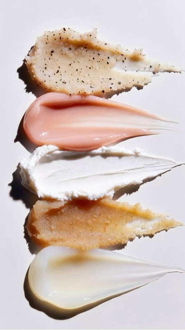 Swatches de textures de soins